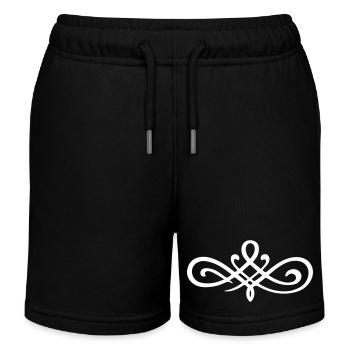 Ornament Design - Kinder Organic Joggingshorts Mini Bolter von Stanley/Stella - Schwarz - Vorne