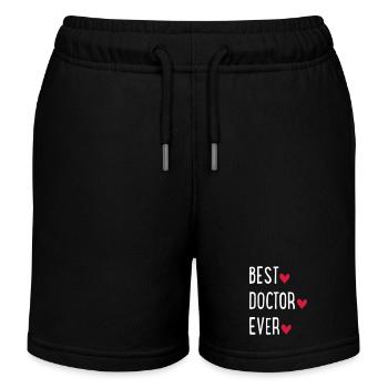 médecin - Short de jogging enfant bio Stanley/Stella - noir - Devant
