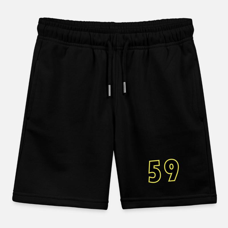 59 Number College Kids Organic Sweat Shorts by Stanley/Stella