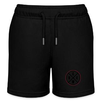 Crew Kreis - Kinder Organic Joggingshorts Mini Bolter von Stanley/Stella - Schwarz - Vorne