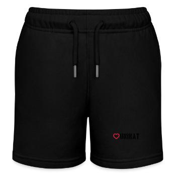 One-of-a-kind heart - Kids Organic Sweat Shorts by Stanley/Stella - black - Front