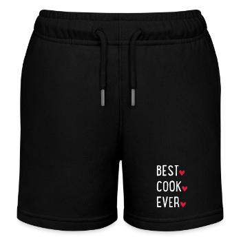 Koch - Kinder Organic Joggingshorts Mini Bolter von Stanley/Stella - Schwarz - Vorne