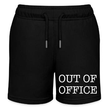 Out of Office - Short de jogging enfant bio Stanley/Stella - noir - Devant