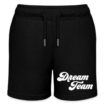 Dream Team - Kinder Organic Joggingshorts Mini Bolter von Stanley/Stella - Schwarz - Vorne