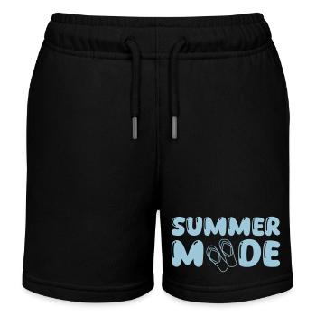 summer mode - Kinder Organic Joggingshorts Mini Bolter von Stanley/Stella - Schwarz - Vorne