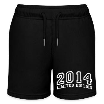 2014 Limited Edition Geburtstag - Kinder Organic Joggingshorts Mini Bolter von Stanley/Stella - Schwarz - Vorne
