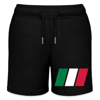 Italia - Kids Organic Sweat Shorts by Stanley/Stella - black - Front