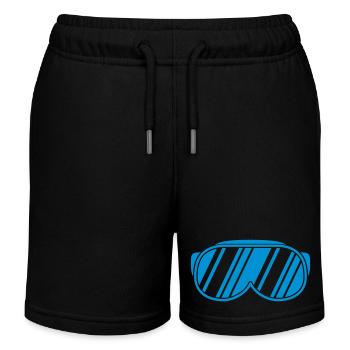 Ski goggles - Kids Organic Sweat Shorts by Stanley/Stella - black - Front