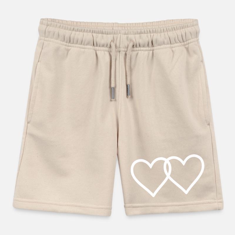 Herzen Liebe Symbol Kinder Organic Joggingshorts Mini Bolter von Stanley/Stella