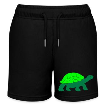 Turtle - Kids Organic Sweat Shorts by Stanley/Stella - black - Front