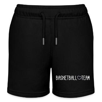 Équipe de basket-ball - Short de jogging enfant bio Stanley/Stella - noir - Devant