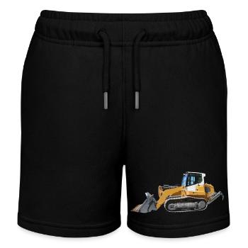 Chenille - Short de jogging enfant bio Stanley/Stella - noir - Devant