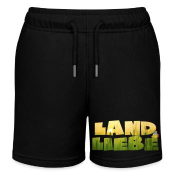 natur 3 landliebe mit weizen und schmetterling - Kinder Organic Joggingshorts Mini Bolter von Stanley/Stella - Schwarz - Vorne