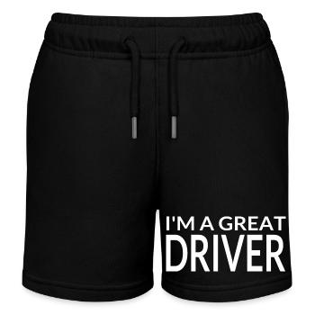Voiture - Short de jogging enfant bio Stanley/Stella - noir - Devant