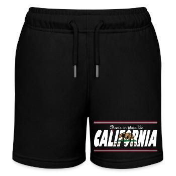 Kein Ort Kalifornien - Kinder Organic Joggingshorts Mini Bolter von Stanley/Stella - Schwarz - Vorne