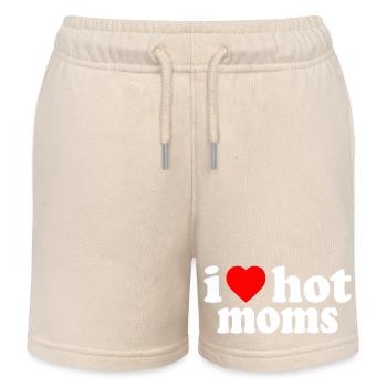 I love hot moms - Kinder Organic Joggingshorts Mini Bolter von Stanley/Stella - Natur - Vorne