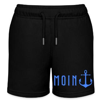 Moin with Anker - Kids Organic Sweat Shorts by Stanley/Stella - black - Front