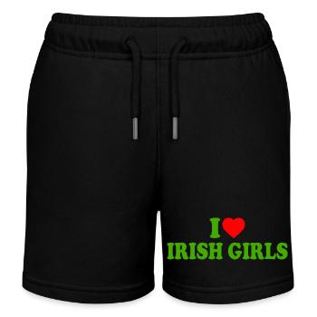 I love irish girls - Kinder Organic Joggingshorts Mini Bolter von Stanley/Stella - Schwarz - Vorne