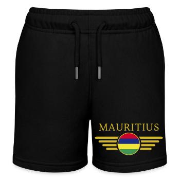 I Love Mauritius, T-Shirt Design Style Élégance - Short de jogging enfant bio Stanley/Stella - noir - Devant