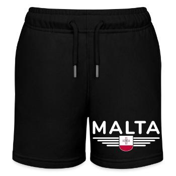 T-shirt Malte – Pour les fans de l’île - Short de jogging enfant bio Stanley/Stella - noir - Devant