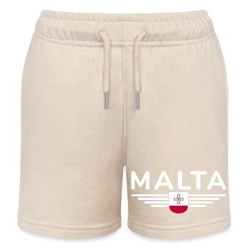 Malta T-Shirt – Für Insel-Fans - Kinder Organic Joggingshorts Mini Bolter von Stanley/Stella - Natur - Vorne