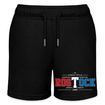 Rostock - Kinder Organic Joggingshorts Mini Bolter von Stanley/Stella - Schwarz - Vorne
