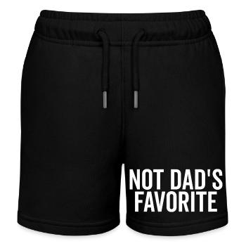 Nicht Papas Favorit - Kinder Organic Joggingshorts Mini Bolter von Stanley/Stella - Schwarz - Vorne