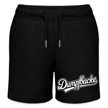 Dullfbacke - Funny German Memes - Kids Organic Sweat Shorts by Stanley/Stella - black - Front