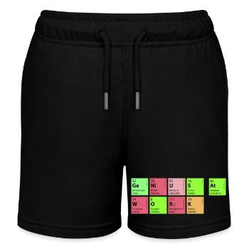 genius at work - Kinder Organic Joggingshorts Mini Bolter von Stanley/Stella - Schwarz - Vorne