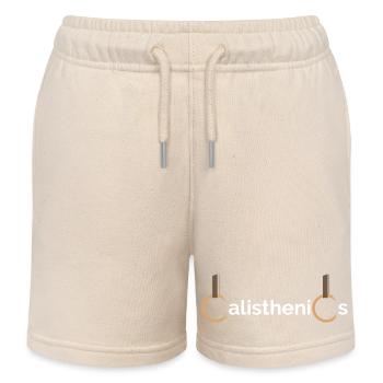 calisthenics rings ringe fitness athlet team - Kinder Organic Joggingshorts Mini Bolter von Stanley/Stella - Natur - Vorne