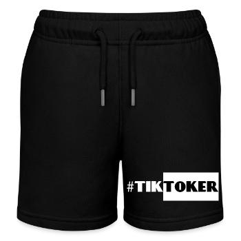 #Tiktoker - Short de jogging enfant bio Stanley/Stella - noir - Devant