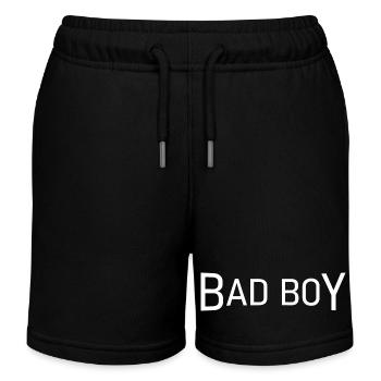 Mauvais garçon - Short de jogging enfant bio Stanley/Stella - noir - Devant
