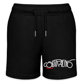Slot racing slot car white / red - Kids Organic Sweat Shorts by Stanley/Stella - black - Front