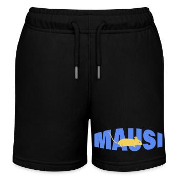 MAUSI - Kinder Organic Joggingshorts Mini Bolter von Stanley/Stella - Schwarz - Vorne