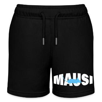 MAUSI - Kinder Organic Joggingshorts Mini Bolter von Stanley/Stella - Schwarz - Vorne