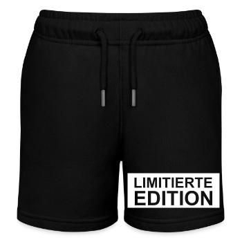Geometrisches Muster mit leuchtenden Akzenten - Kinder Organic Joggingshorts Mini Bolter von Stanley/Stella - Schwarz - Vorne