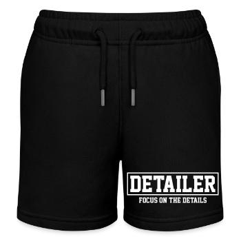 Detailer Auto Detailer Auto Detailing - Short de jogging enfant bio Stanley/Stella - noir - Devant