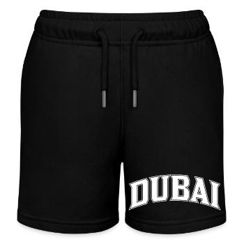Dubai Schriftzug im Bogen - Kinder Organic Joggingshorts Mini Bolter von Stanley/Stella - Schwarz - Vorne