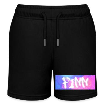 Finn : Neon Graffiti Galaxy - Short de jogging enfant bio Stanley/Stella - noir - Devant