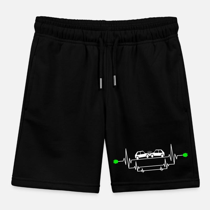 Gefährlicher E-Auto Unfall Kinder Organic Joggingshorts Mini Bolter von Stanley/Stella