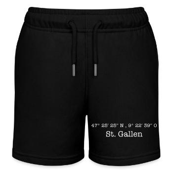 Coordinates St. Gallen - Kids Organic Sweat Shorts by Stanley/Stella - black - Front