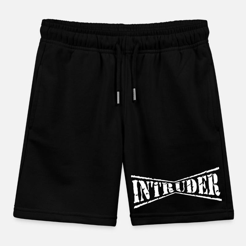 intrus hacker intrus clan sticker ordinateur Short de jogging enfant bio Stanley/Stella