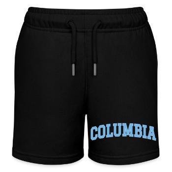 Columbia – Design classique des collèges - Short de jogging enfant bio Stanley/Stella - noir - Devant
