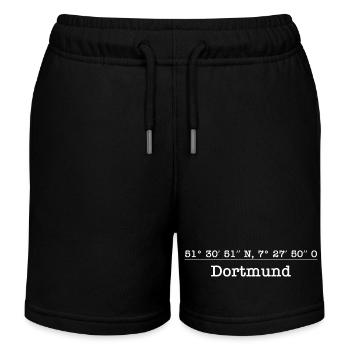 Coordonnées Dortmund Rhénanie-du-Nord-Westphalie - Short de jogging enfant bio Stanley/Stella - noir - Devant