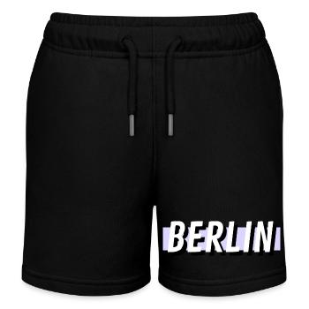 Berlin - Kinder Organic Joggingshorts Mini Bolter von Stanley/Stella - Schwarz - Vorne