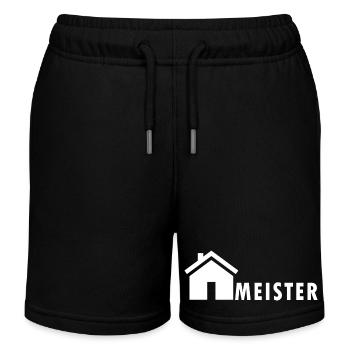 Hausmeister Design - Kinder Organic Joggingshorts Mini Bolter von Stanley/Stella - Schwarz - Vorne