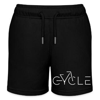 Please upload the design image - Kids Organic Sweat Shorts by Stanley/Stella - black - Front