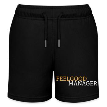 Chemise noire Feelgood manager - Short de jogging enfant bio Stanley/Stella - noir - Devant
