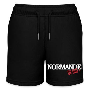 Normande de ouf - Short de jogging enfant bio Stanley/Stella - noir - Devant