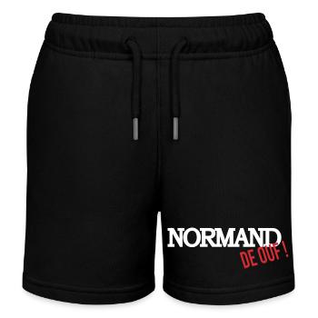 Normand de ouf - Short de jogging enfant bio Stanley/Stella - noir - Devant